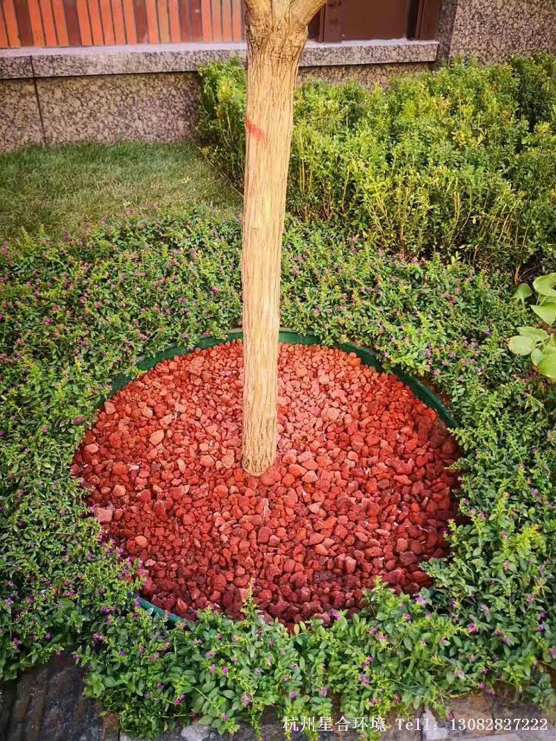 庭院绿化工程火山石