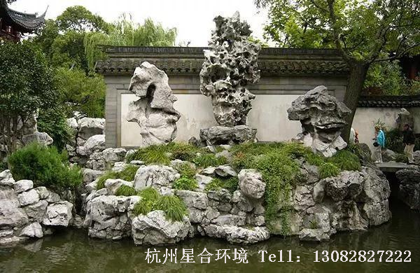 庭院绿化工程太湖石假山