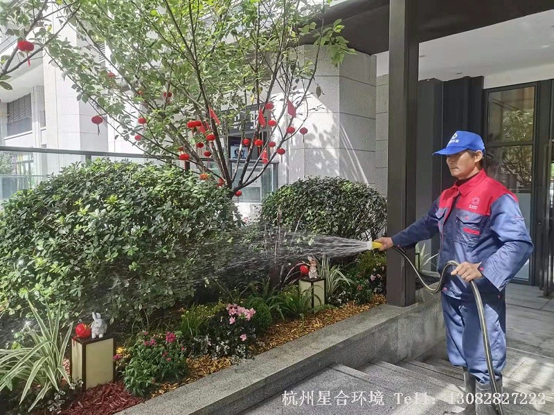 小区绿化养护花镜打造