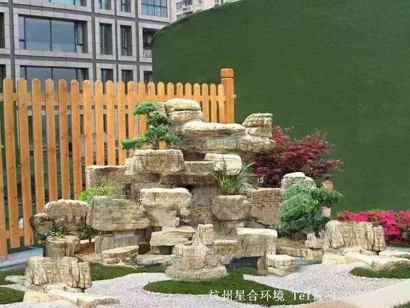 庭院绿化工程特写