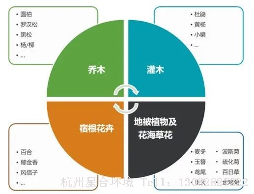 花木篱可封闭一年生早熟禾、稗草、马唐、一年生狗尾草、繁缕、龙爪茅、反枝苋、马齿苋、播娘蒿等杂草，绿化养护对依靠种子繁殖的禾本科杂草具有良好的封闭作用。