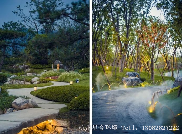 古典园林设计讲究曲径通幽、步移景异，园林的景色融合在亭台楼阁之中