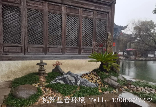 园林景观-鹅卵石做装饰