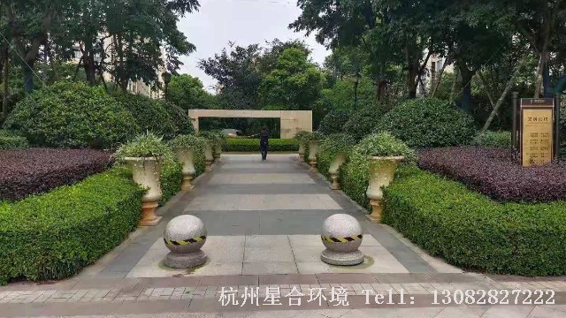 小区绿化养护-德信爱琴海岸小区绿化养护