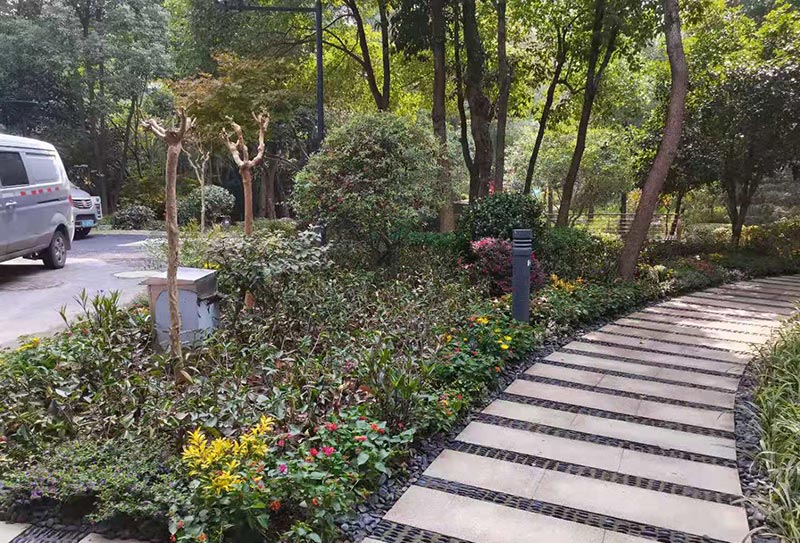 世纪新城东西门绿化改造工程